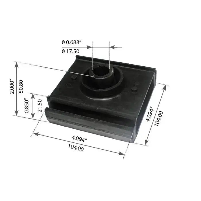 Fortpro Motor Mount Compatible with Ford 2500 2600 8100