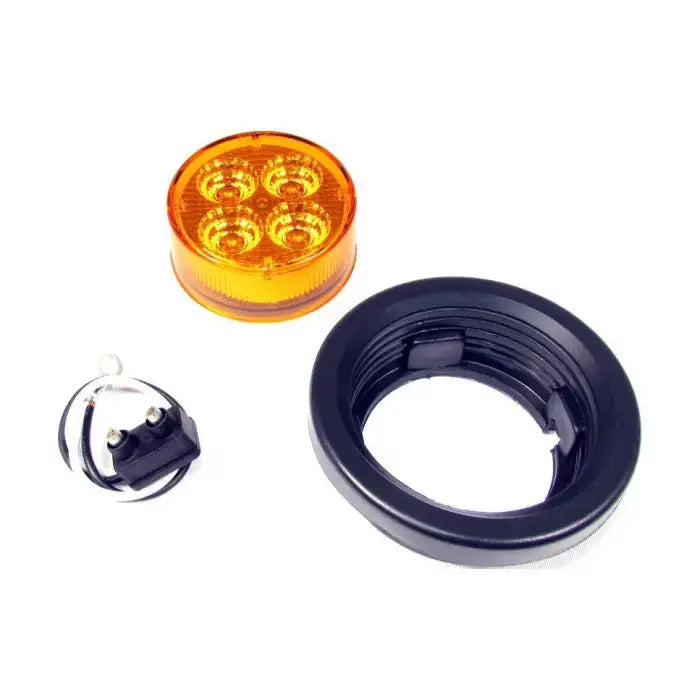 2.5 Round Marker Light 4 Led - Colored - Amber | F235132 -