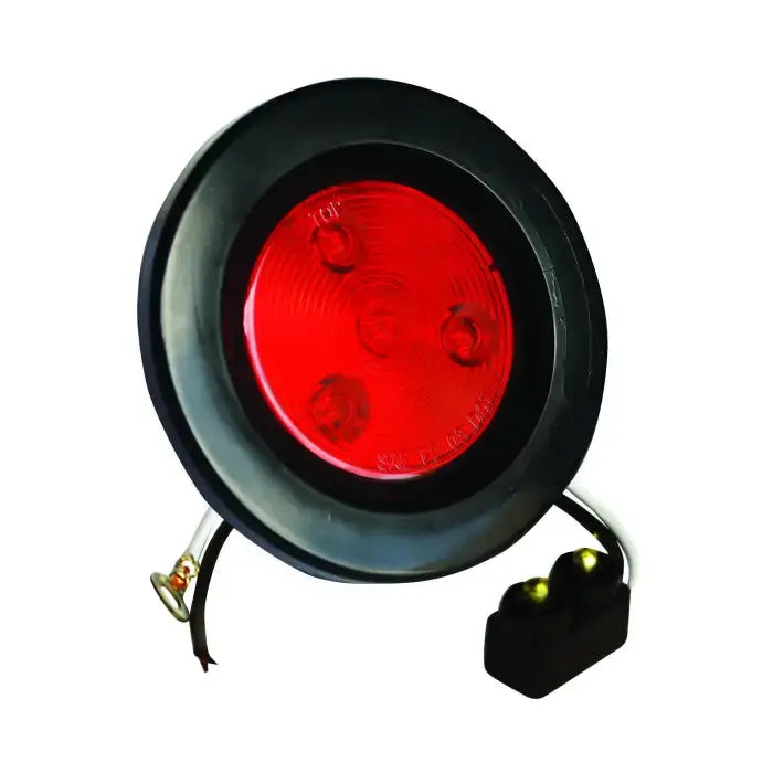 2.5 Round Marker Light 4 LED - Red | F235159 - Lightning