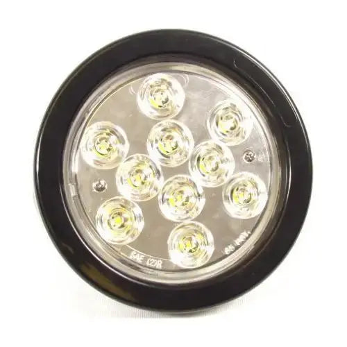 4 Round 10 Led lights - Clear - White | F235170 - Lightning