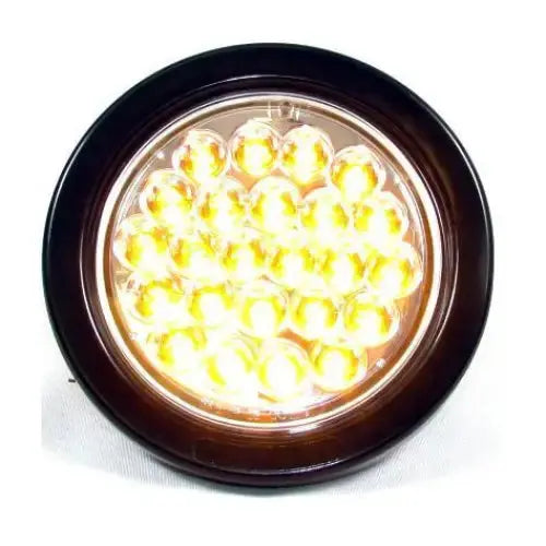 4 Round 24 Led Sealed 12 Volts - Clear - Amber | F235119 -