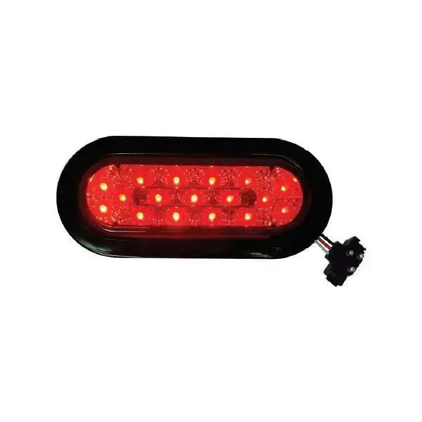 6 Oval Marker Light 17 LED Kit - Red - Colored | F235526 -