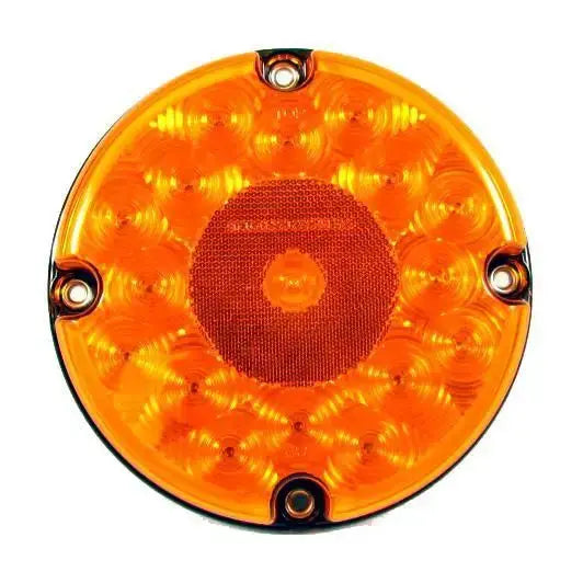 7 Round 17 Led Bus Light 12 Volt - Amber | F235309 -