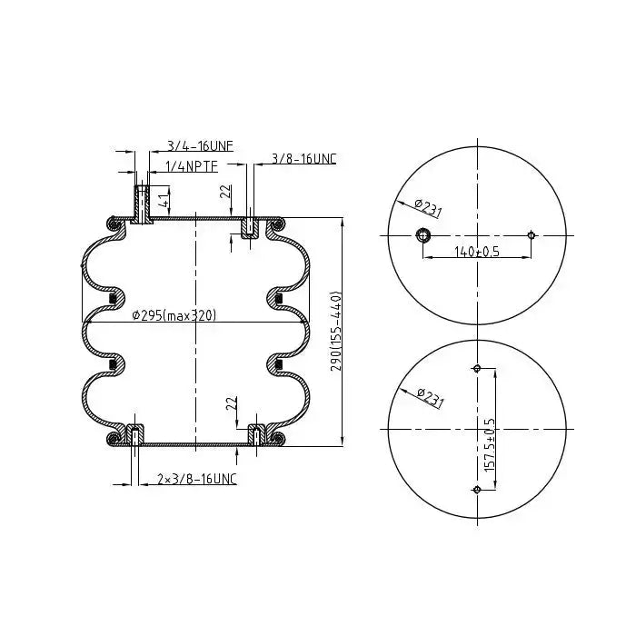 AIR SPRING 8032 3B12-315