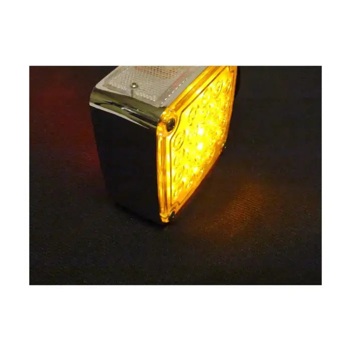 Fortpro 24 Leds Clear Square Lens Turn Light - Passenger