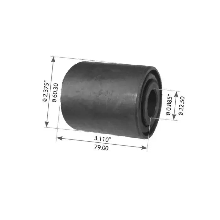 Fortpro Rubber Equalizer End Bushing Compatible with Paccar