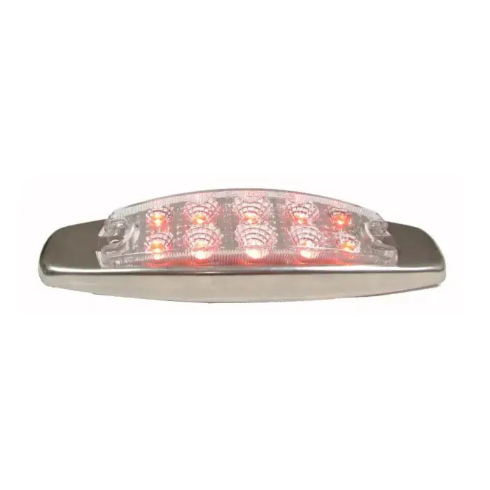 Oval Marker Light 10 Led - Clear - Red | F235137 - Lightning