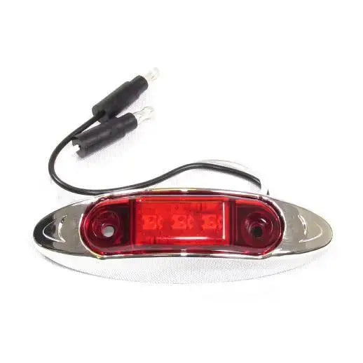 Oval Side Marker Light 3 Led - Red | F235200 - Lightning