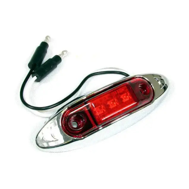 Oval Side Marker Light 3 Led - Red | F235200 - Lightning