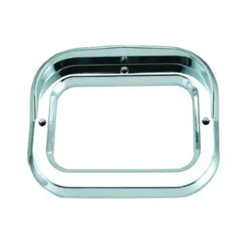 Rectangular Bezel with Visor Chrome - Lightning