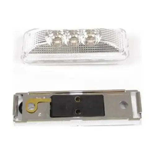 Rectangular Side Marker Light 3 Led - Clear - Amber |