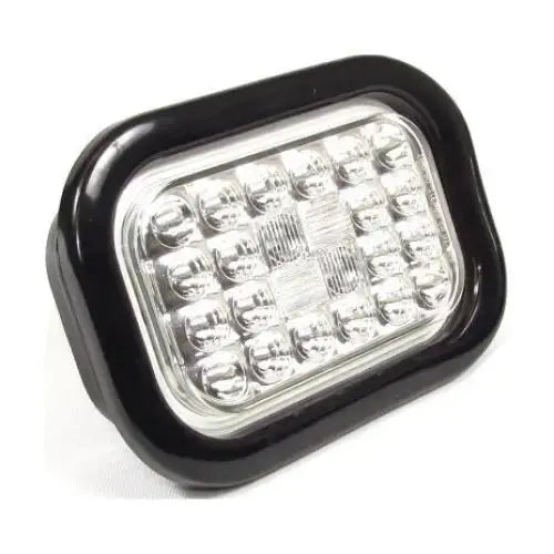 Rectangular Stop/Tail/Turn 24 Led Light Sealed Kit - Clear -